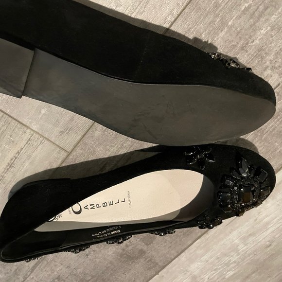 Jeffrey Campbell black ballet flats - Picture 1 of 2